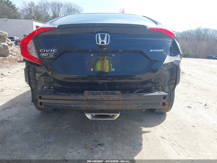 2020 Honda Civic 2.0 Sport black Lot 111044826857 Vin 2HGFC2F88LH593036