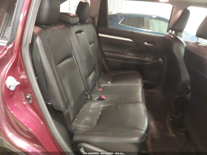 2017 Toyota Highlander 3.5 Xle Red Lot 111044826892 Vin 5TDJZRFH3HS458569