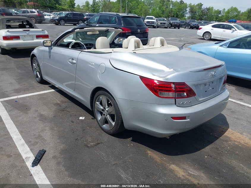 Vin: jthff2c2xa2513858, lot: 45324199, lexus is 250c 20103