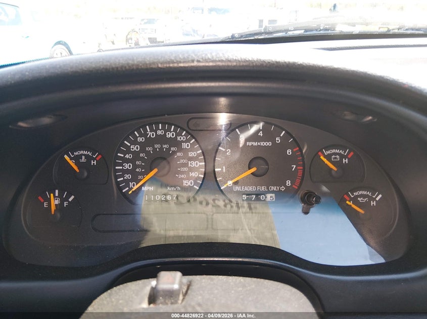 1998 Ford Mustang Gt VIN: 1FAFP45X1WF170317 Lot: 44826922