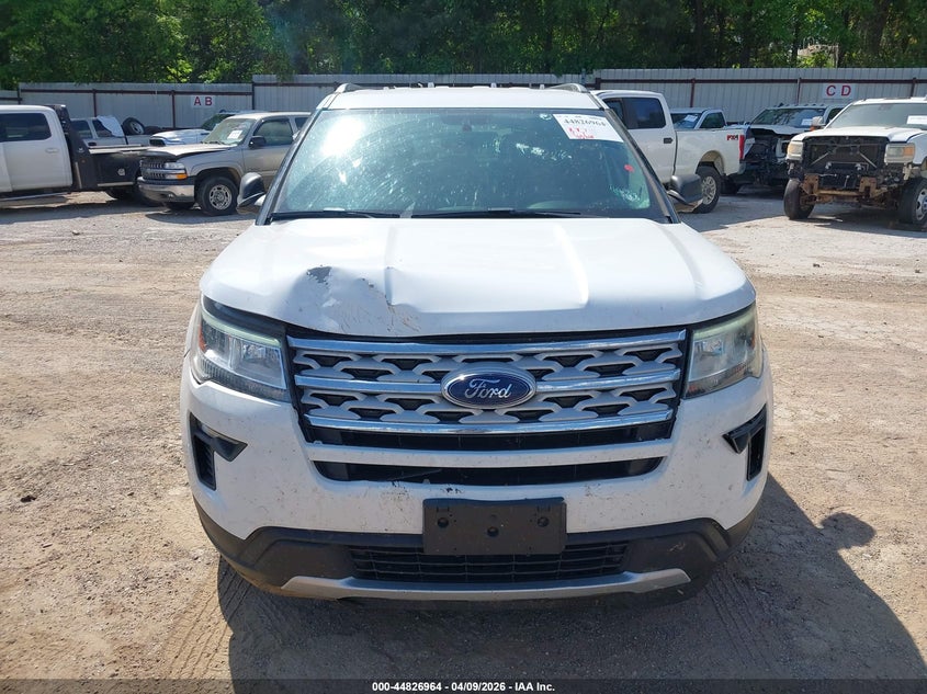 2019 Ford Explorer 3.5 Xlt white Lot 111044826964 Vin 1FM5K7D8XKGA88456