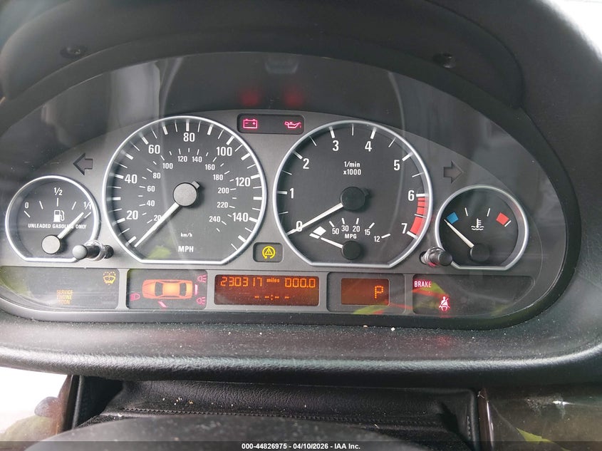 2003 BMW 330Xi VIN: WBAEW53403PG21217 Lot: 44826975