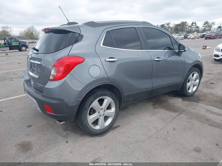 2015 Buick Encore 1.4 grey Lot 111044827018 Vin KL4CJASB2FB202263