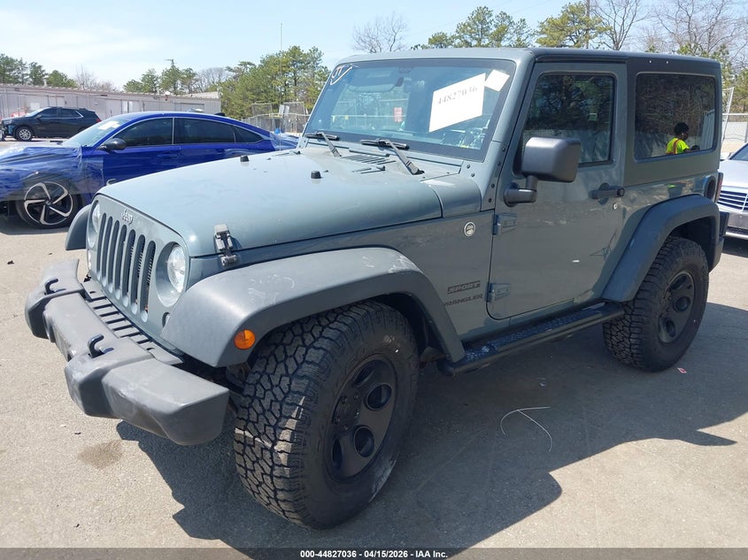 2014 Jeep Wrangler Sport VIN: 1C4AJWAG7EL155702 Lot: 44827036