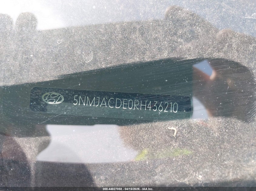 2024 Hyundai Tucson Se VIN: 5NMJACDE0RH436210 Lot: 44827058