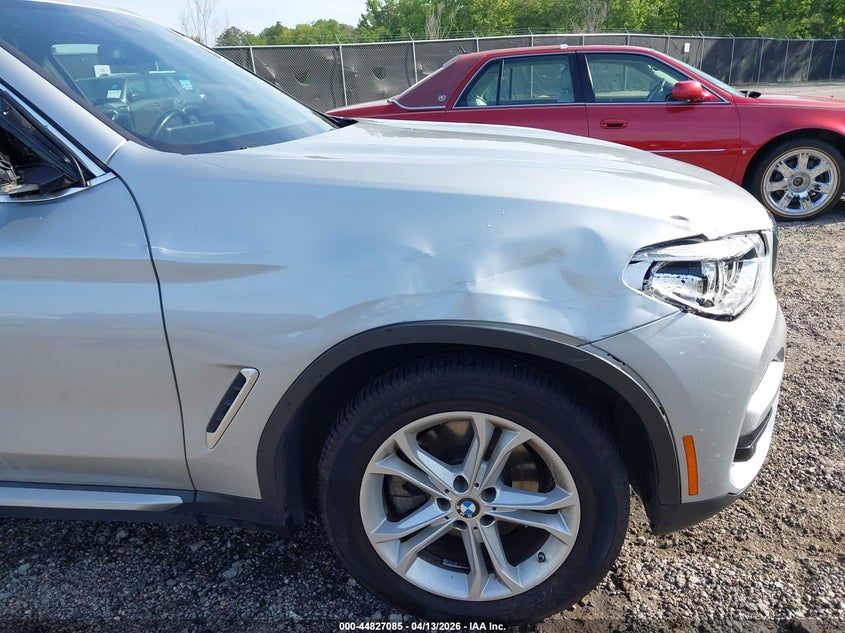 2020 BMW X3 2.0 xDrive30I silver Lot 111044827085 Vin 5UXTY5C00L9D35551
