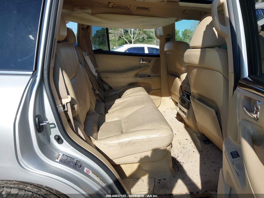 2011 Lexus Lx 570 VIN: JTJHY7AX9B4056835 Lot: 44827102
