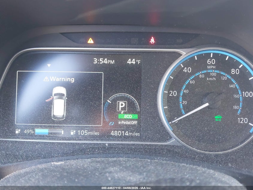 2019 Nissan Leaf Sl Plus VIN: 1N4BZ1CP3KC321339 Lot: 44827110