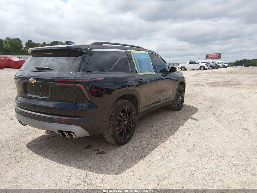 2025 Chevrolet Traverse 2.5 Fwd Lt black Lot 111044827149 Vin 1GNERGRS9SJ137516