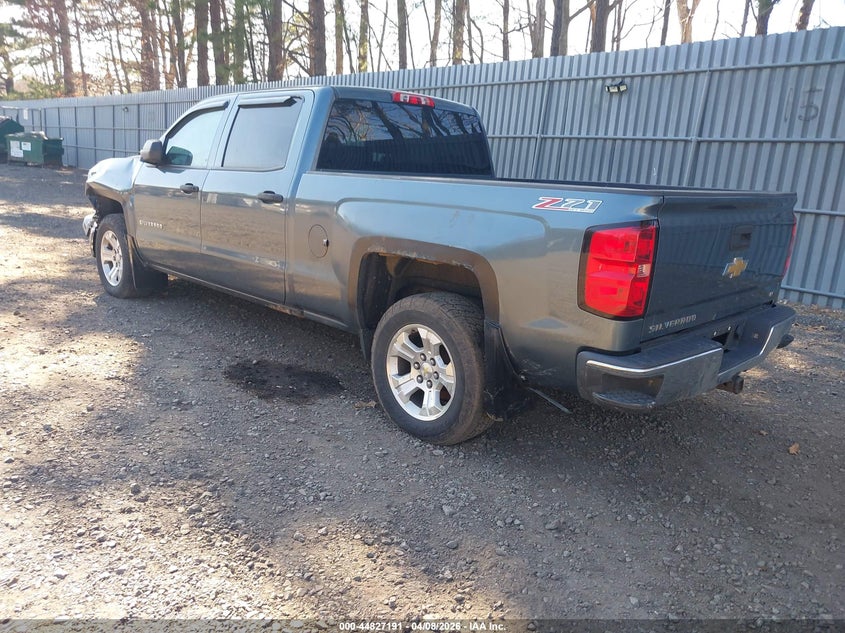 2014 Chevrolet Silverado 5.3 1500 1Lt/2Lt grey Lot 111044827191 Vin 3GCUKREC1EG129404