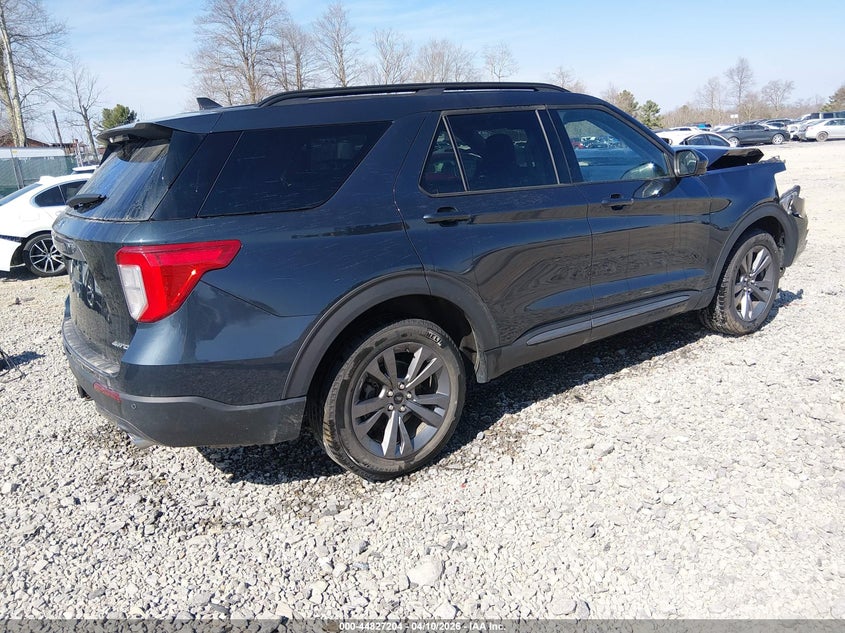 2022 Ford Explorer 2.3 Xlt black Lot 111044827204 Vin 1FMSK8DH0NGC28687