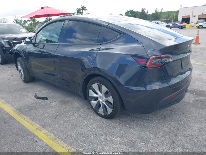 2024 Tesla Model y Long Range Single Motor Rear-Wheel Drive Rwd grey Lot 111044827374 Vin 7SAYGDED2RF096409
