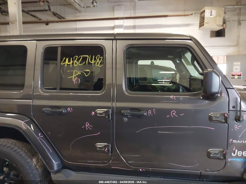 2021 Jeep Wrangler 4Xe Unlimited Sahara 4X4 VIN: 1C4JJXP61MW745413 Lot: 44827482