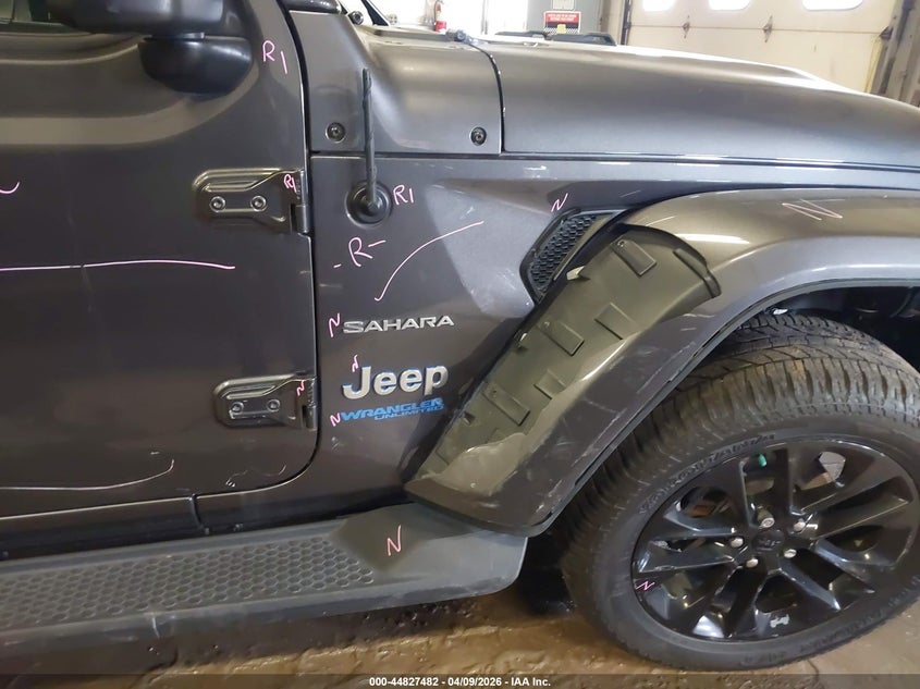 2021 Jeep Wrangler 4Xe Unlimited Sahara 4X4 VIN: 1C4JJXP61MW745413 Lot: 44827482
