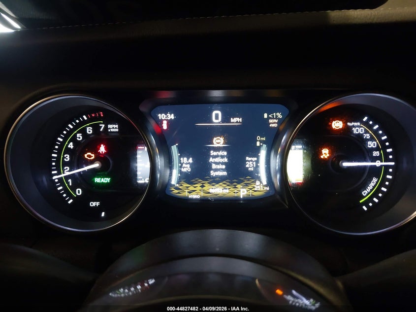 2021 Jeep Wrangler 4Xe Unlimited Sahara 4X4 VIN: 1C4JJXP61MW745413 Lot: 44827482