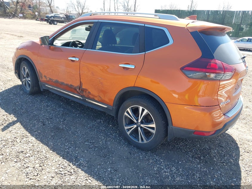 2018 Nissan Rogue 2.5 Sl orange Lot 111044827497 Vin 5N1AT2MV9JC800644