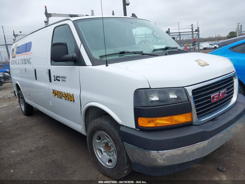 2022 GMC Savana Cargo Rwd 2500 Extended Wheelbase Work Van VIN: 1GTW7BFP1N1254825 Lot: 44827565
