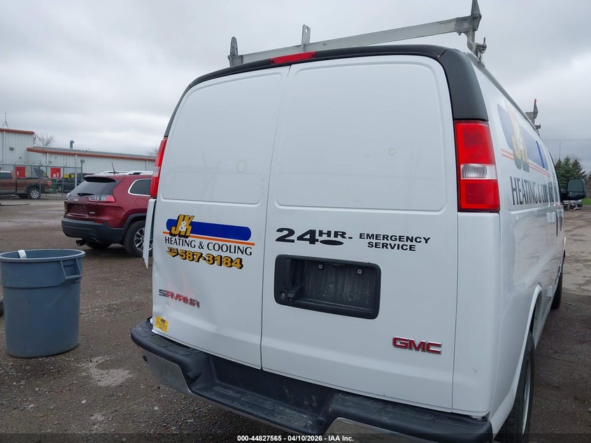 2022 GMC Savana Cargo Rwd 2500 Extended Wheelbase Work Van VIN: 1GTW7BFP1N1254825 Lot: 44827565