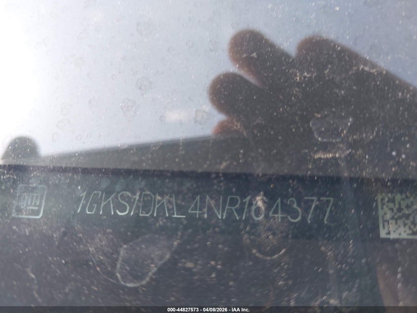 2022 GMC Yukon 2Wd Denali VIN: 1GKS1DKL4NR164377 Lot: 44827573