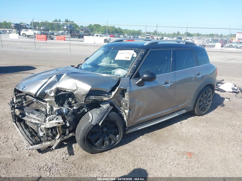 Vin: wmzyt5c34j3e60195, lot: 45324893, mini countryman cooper s 20182