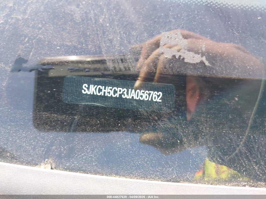 2018 Infiniti Qx30 VIN: SJKCH5CP3JA056762 Lot: 44827629
