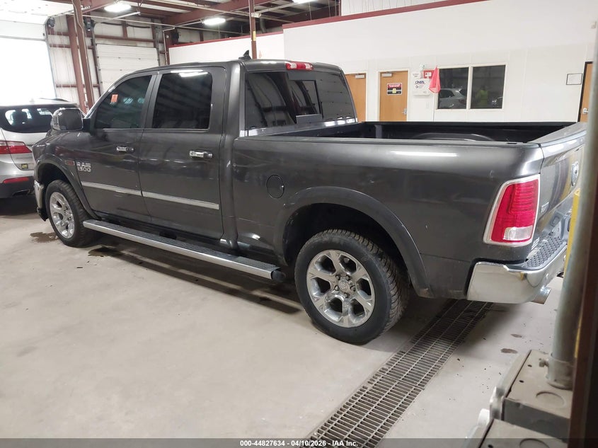 2015 Ram 1500 3.0 Ram Laramie grey Lot 111044827634 Vin 1C6RR7VM2FS578879