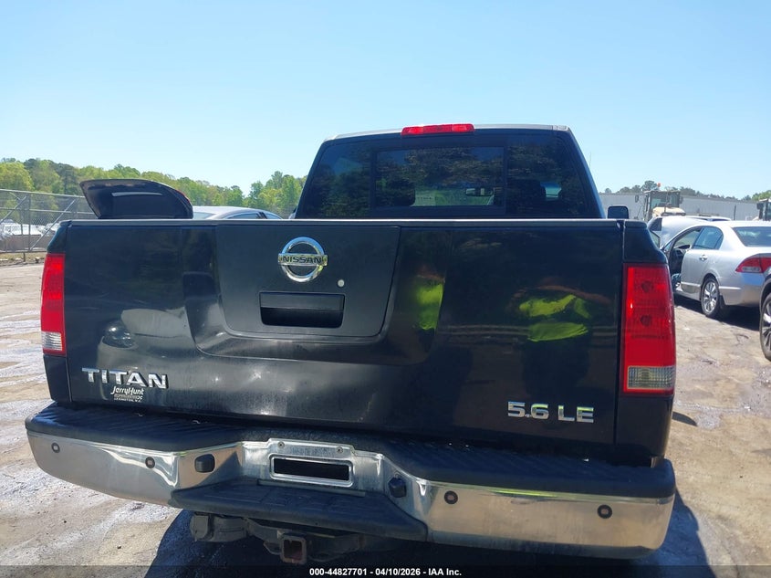 2008 Nissan Titan Le VIN: 1N6AA07D48N305202 Lot: 44827701
