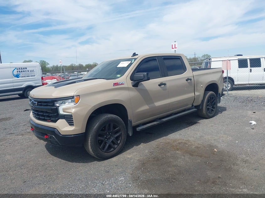 2023 Chevrolet Silverado 3.0 Beige Lot 111044827799 Vin 3GCUDFE88PG177425