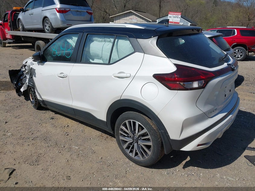 2023 Nissan Kicks 1.6 Sv Xtronic Cvt white Lot 111044828043 Vin 3N1CP5CV6PL548985