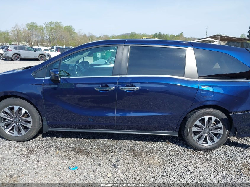 2022 Honda Odyssey Ex-L VIN: 5FNRL6H7XNB013799 Lot: 44828159
