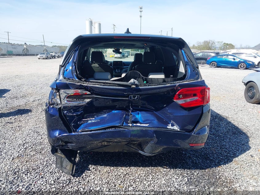 2022 Honda Odyssey Ex-L VIN: 5FNRL6H7XNB013799 Lot: 44828159