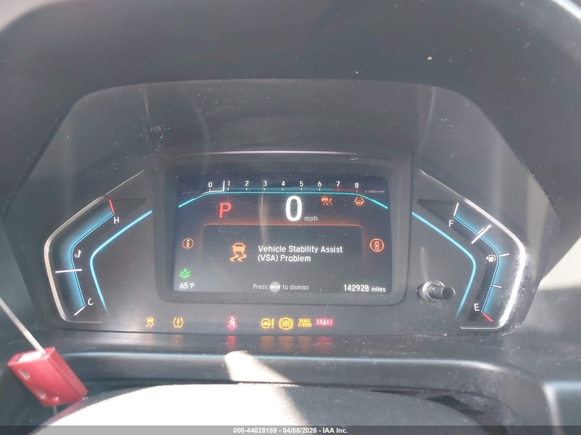 2022 Honda Odyssey Ex-L VIN: 5FNRL6H7XNB013799 Lot: 44828159