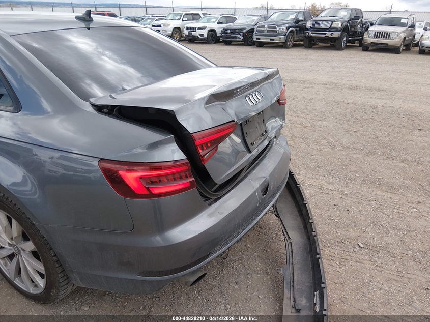 2018 Audi A4 2.0T Tech Ultra Premium/2.0T Ultra Premium VIN: WAUKMAF4XJA087069 Lot: 44828210