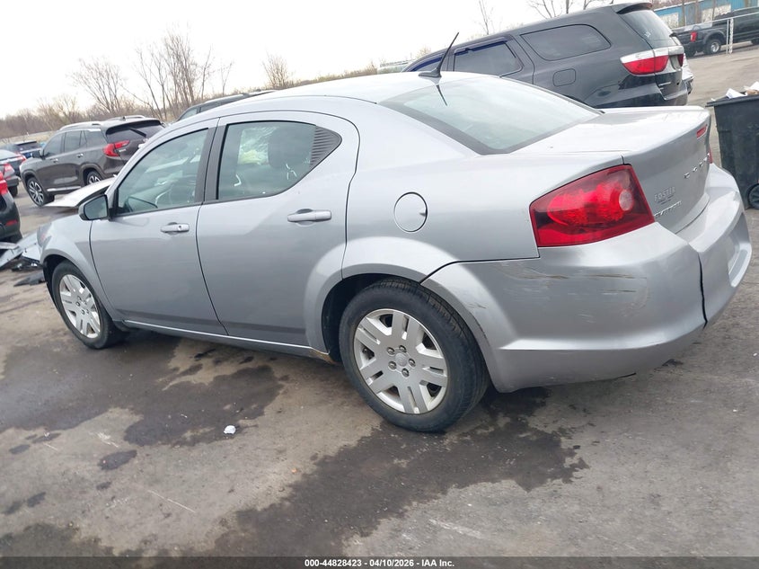 2014 Dodge Avenger Se VIN: 1C3CDZAB6EN120938 Lot: 44828423