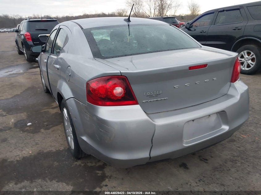 2014 Dodge Avenger Se VIN: 1C3CDZAB6EN120938 Lot: 44828423