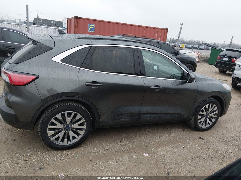 2020 Ford Escape 2.5 Titanium Hybrid grey Lot 111044828573 Vin 1FMCU9DZ9LUA49544