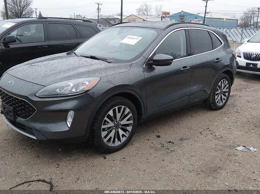 2020 Ford Escape 2.5 Titanium Hybrid grey Lot 111044828573 Vin 1FMCU9DZ9LUA49544