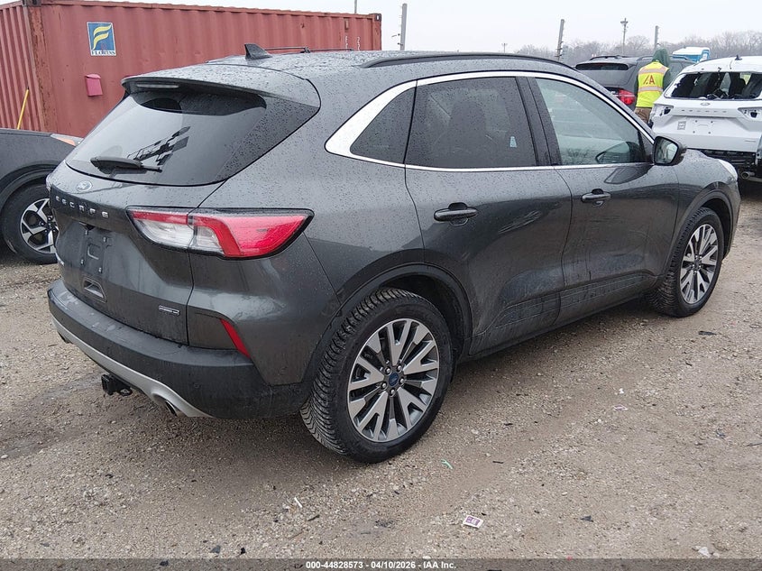 2020 Ford Escape 2.5 Titanium Hybrid grey Lot 111044828573 Vin 1FMCU9DZ9LUA49544