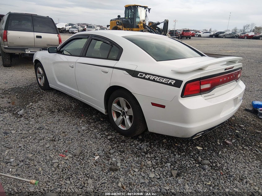 2014 Dodge Charger 3.6 Se white Lot 111044828717 Vin 2C3CDXBG9EH168795