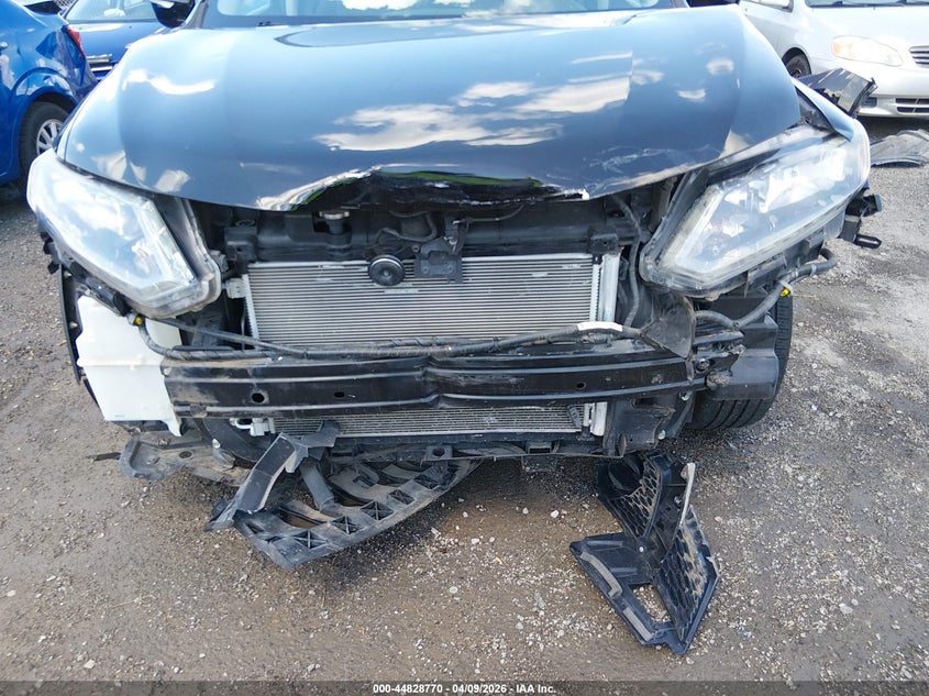 2015 Nissan Rogue 2.5 S black Lot 111044828770 Vin KNMAT2MV5FP590435
