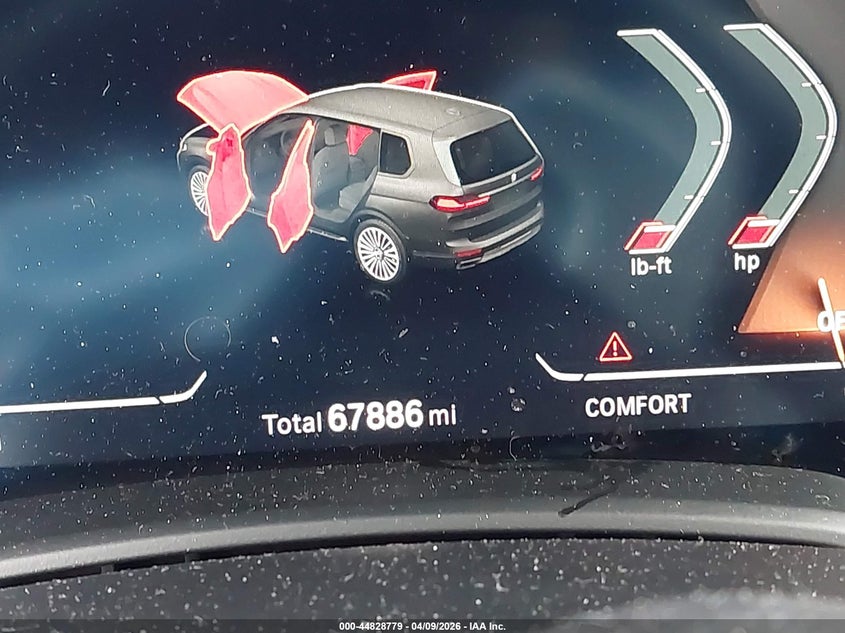 2021 BMW X7 xDrive40I VIN: 5UXCW2C09M9G16611 Lot: 44828779