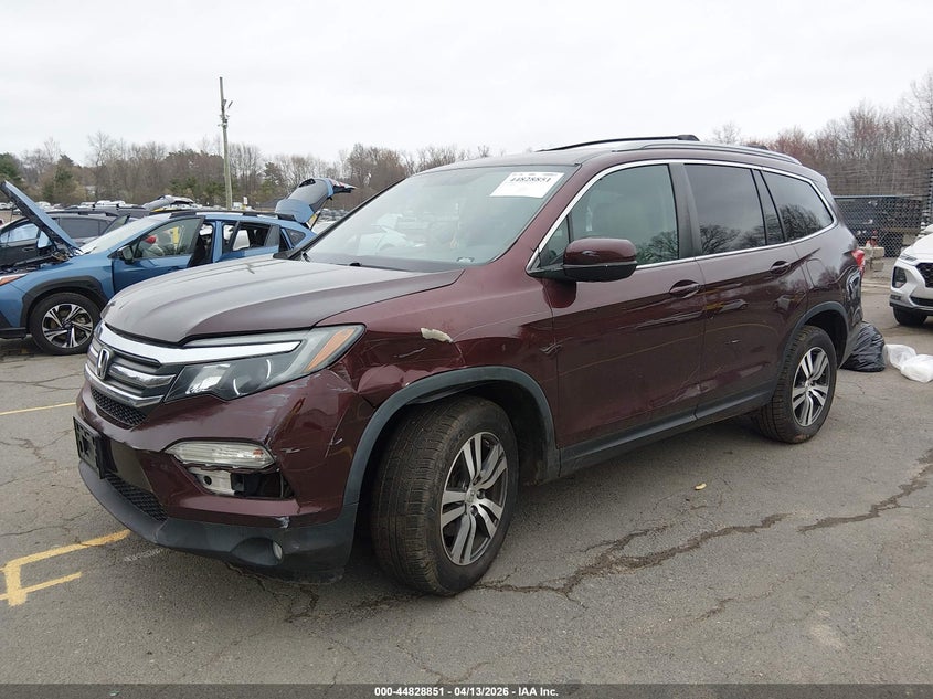 Vin: 5fnyf6h55hb046229, lot: 45326149, honda pilot ex-l 20172
