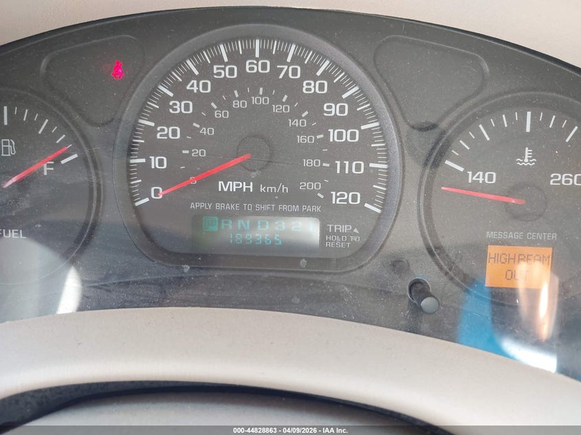 2003 Chevrolet Impala VIN: 2G1WF52E839158183 Lot: 44828863