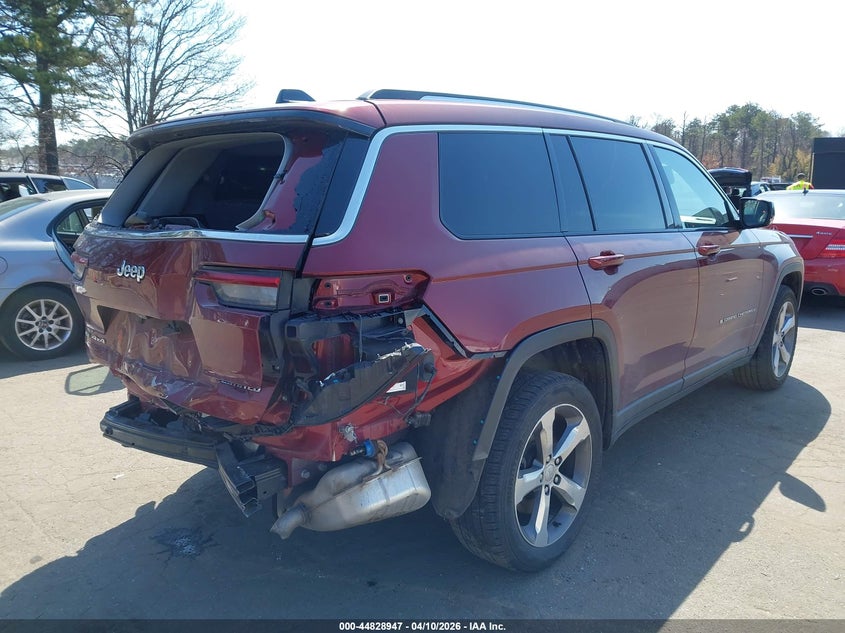 2021 JEEP GRAND CHEROKEE L auction photo 4
