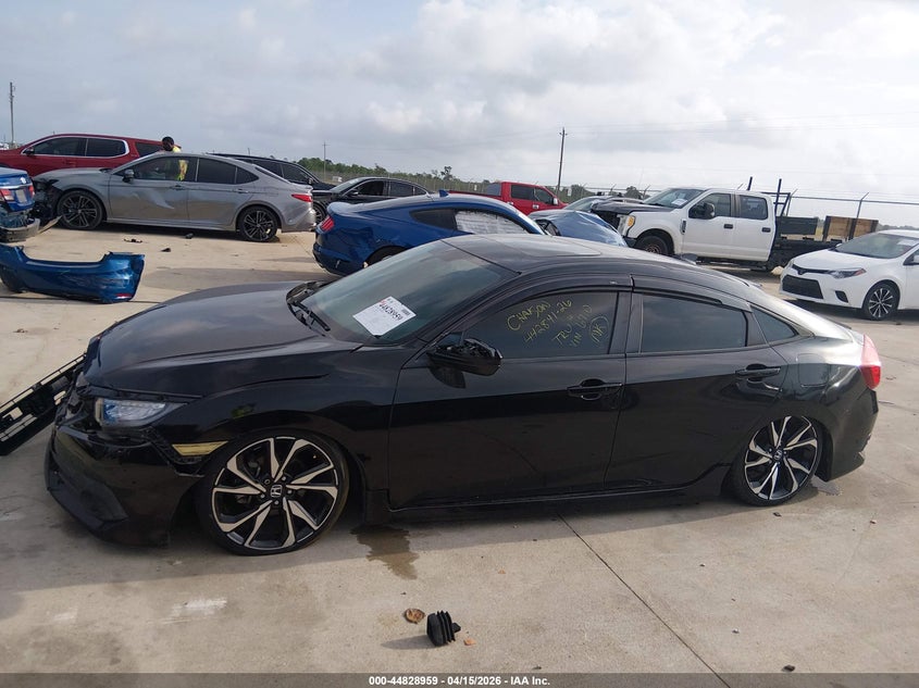 HONDA CIVIC 2016 VIN 19XFC1F3XGE216710