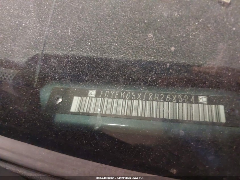 2008 Cadillac Escalade Standard VIN: 1GYFK63818R268324 Lot: 44828965