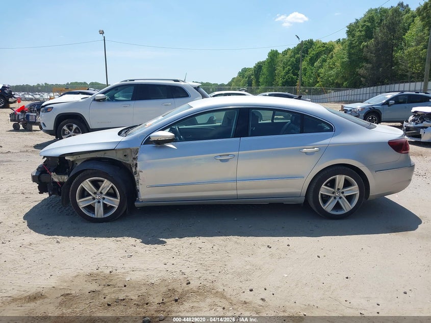 2013 Volkswagen Cc 2.0T Sport VIN: WVWBN7AN8DE517472 Lot: 44829020