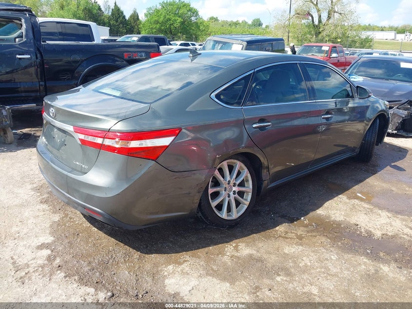 2014 Toyota Avalon 3.5 Limited grey Lot 111044829021 Vin 4T1BK1EB8EU093526