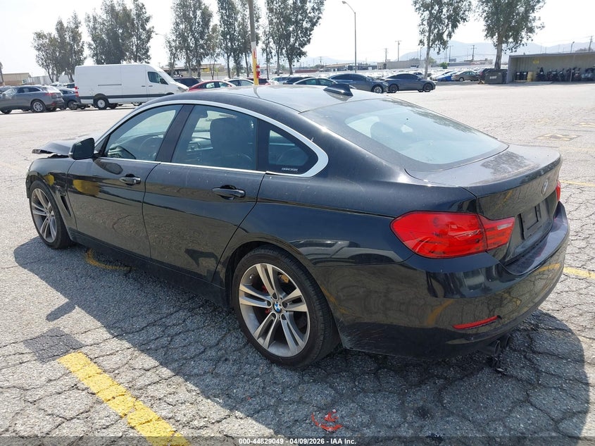 2017 BMW 4er 2.0 430I Gran Coupe black Lot 111044829049 Vin WBA4F7C36HG788426