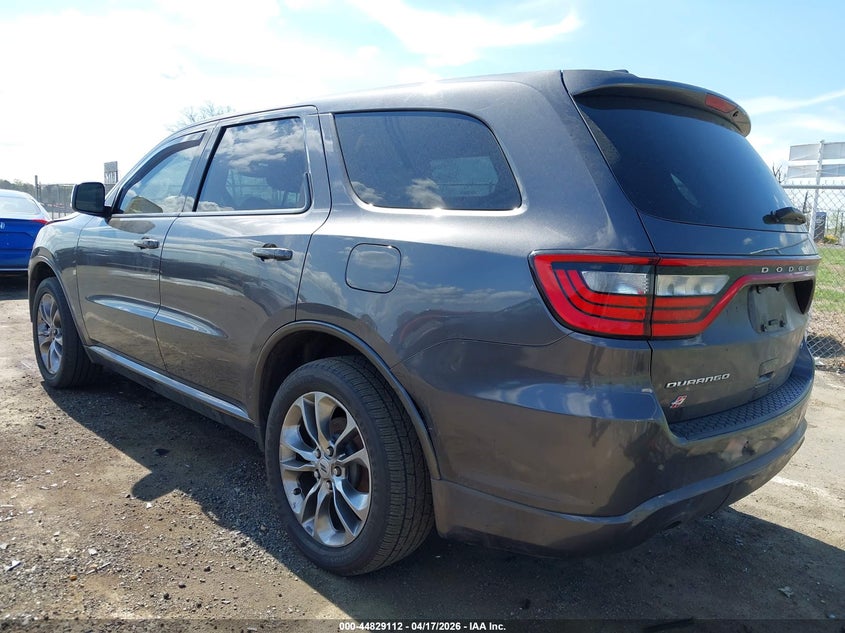 2019 Dodge Durango 3.6 Gt Plus Awd grey Lot 111044829112 Vin 1C4RDJDG2KC605812